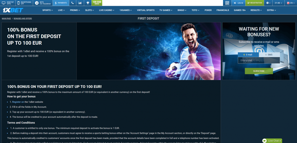 Kış 1xBet